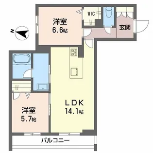 竹仲屋【2階】の間取り