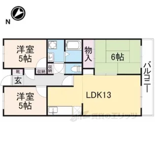 アンド・ユー郡津【2階】の間取り