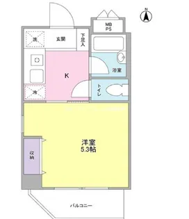 heartland【4階】の間取り
