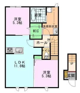サンクチュアリ本府中III【2階】の間取り