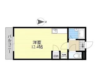 プレミアムレジデンス鶴崎【6階】の間取り