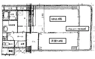 Cabin 三条 AQUA【3階】の間取り
