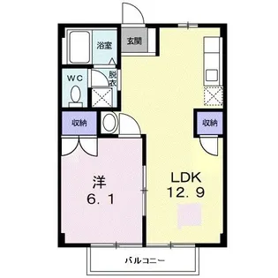 アネックステン【1階】の間取り
