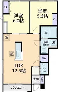 シンフォニア B【1階】の間取り