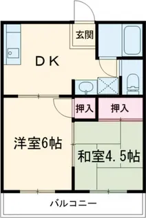 フォーサイト池田台B棟【2階】の間取り