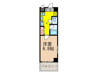 住吉すみれマンション【6階】の間取り