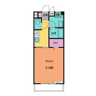 レユシール【2階】の間取り