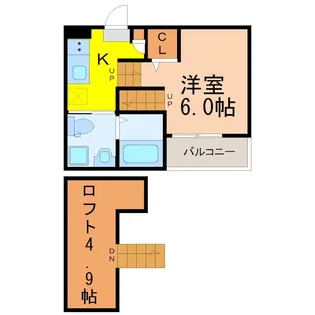 ルミエールS【2階】の間取り