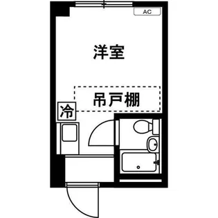 荻野ハイツ【4階】の間取り