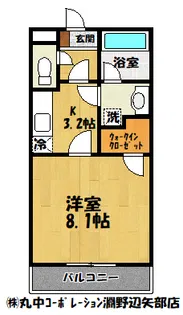 レジデンス座間【1階】の間取り