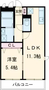 オッサボヌール船堀【2階】の間取り
