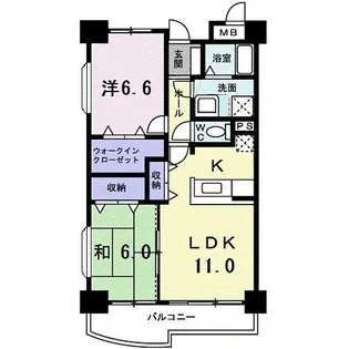 パークアベニュー【4階】の間取り
