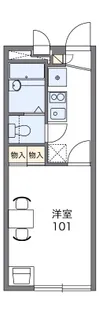 レオパレスよねづ【1階】の間取り