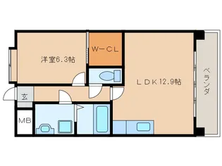 カーサコスモス【3階】の間取り