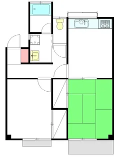グランディさんぴあ【2階】の間取り