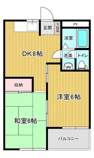 ハイツソフィア A【2階】の間取り