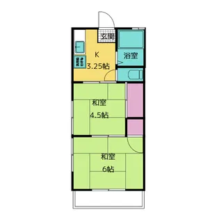 カーサ祐光【2階】の間取り