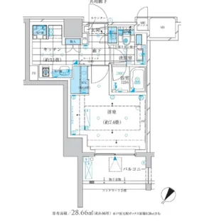 ザ・パークワンズ三軒茶屋【1階】の間取り