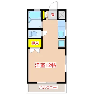 レオパレス21【4階】の間取り