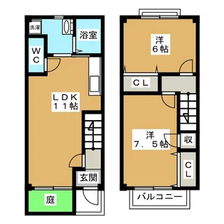 愛知県みよし市黒笹2【一戸建】の間取り