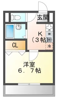 エントピアくるみII【2階】の間取り