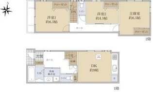埼玉県富士見市関沢2【一戸建】の間取り