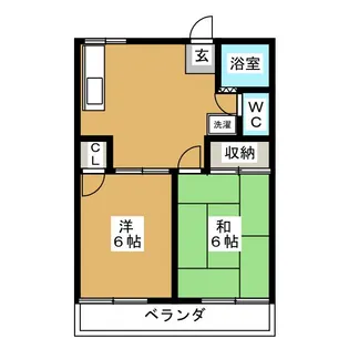グレースコート【1階】の間取り