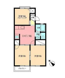 サンハイツ・ジュン【2階】の間取り