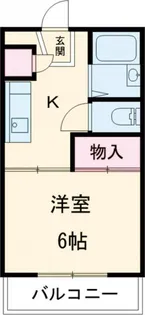 アドニス松江【4階】の間取り