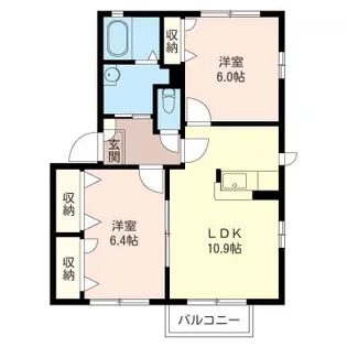 ケイコーポA【2階】の間取り