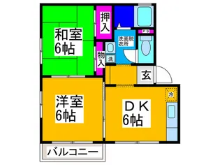 SKエルフィン【2階】の間取り