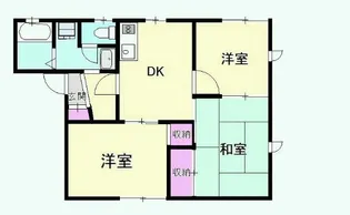 東京都青梅市新町2【アパート】の間取り