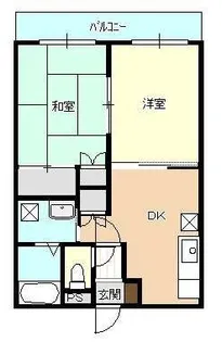 新潟県新発田市諏訪町1【マンション】の間取り
