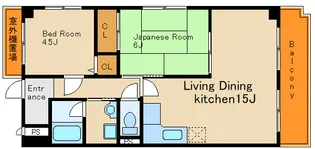 ピースヒル池上【2階】の間取り