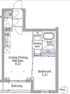 イプセ初台【2階】の間取り