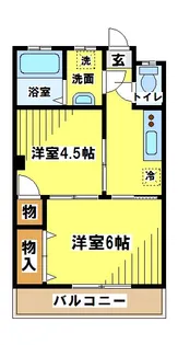 東京都三鷹市新川4【マンション】の間取り