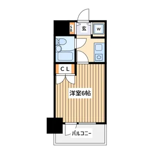 ニックアーバンスピリッツ鶴見1【3階】の間取り