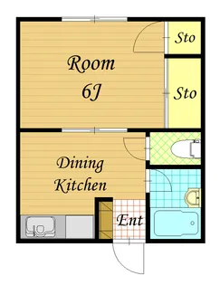 神奈川県川崎市宮前区有馬7【アパート】の間取り