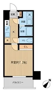 Primal Machida【6階】の間取り