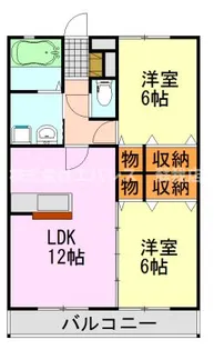 バニュルスIV【2階】の間取り