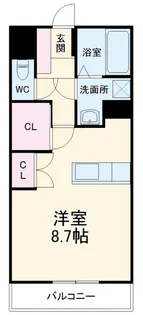 エスペランサ【3階】の間取り