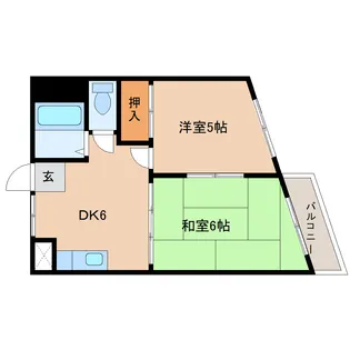 ロイヤルヒルズオガタ【4階】の間取り