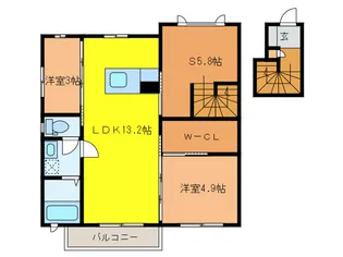イグドラシル【2階】の間取り