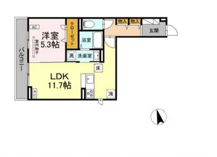 エスペリア高座渋谷【1階】の間取り