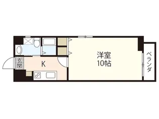 ウイング金屋町ステーションサイド【3階】の間取り