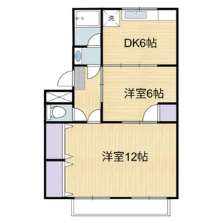第一続木マンション【3階】の間取り