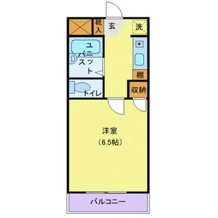 STEP1マンション【5階】の間取り