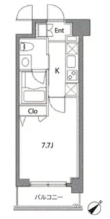 1Kの間取り画像
