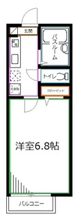 サ・イラM【2階】の間取り