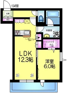 千葉県松戸市上本郷【マンション】の間取り